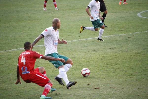 Brasilianische Fußballmeisterschaft Division Manaus Und Tombense Juni 2021 Manaus Brasilien — Stockfoto