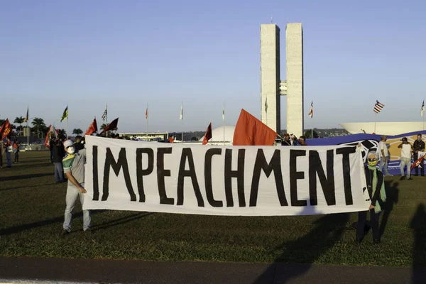 Protest Impeachment President Bolsonaro June 2021 Brasilia Federal District Brazil — Photo