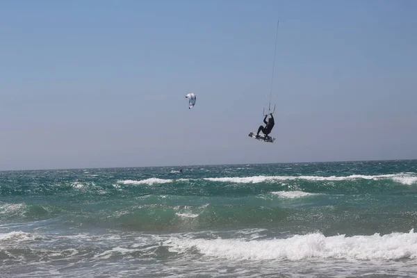 Bathers Sports Enthusiasts Guincho Beach Cascais June 2021 Cascais Portugal — Photo