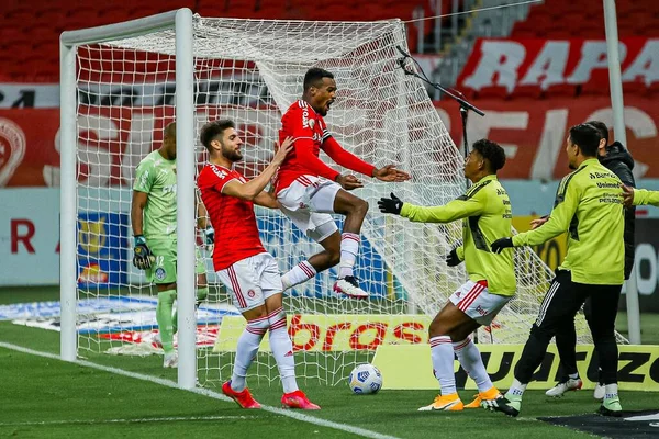 Brazilian Soccer Championship Internacional Palmeiras June 2021 Porto Alegre Brazil — Fotografia de Stock