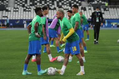Copa America Quartas Final: Brazil vs Chile. July 2, 2021, Rio de Janeiro, Brazil: Soccer match between Brazil and Chile valid for the quartas final of Copa America, at Nilton Santos stadium (Engenhao), in Rio de Janeiro.