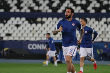 Copa America Quartas Final: Brazil vs Chile. July 2, 2021, Rio de Janeiro, Brazil: Soccer match between Brazil and Chile valid for the quartas final of Copa America, at Nilton Santos stadium (Engenhao), in Rio de Janeiro.