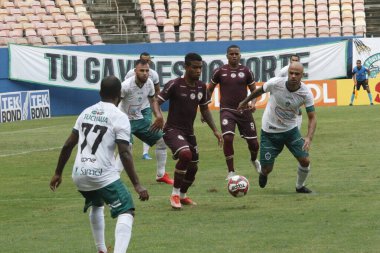Brazilian Soccer Championship 3rd Division: Manaus and Jacuipense. July 3, 2021, Manaus, Brazil: Soccer match between Manaus and Jacuipense-BA valid for 6th round Brazilian Soccer Championship 3rd Division, held at Arena da Amazonia, this Satur