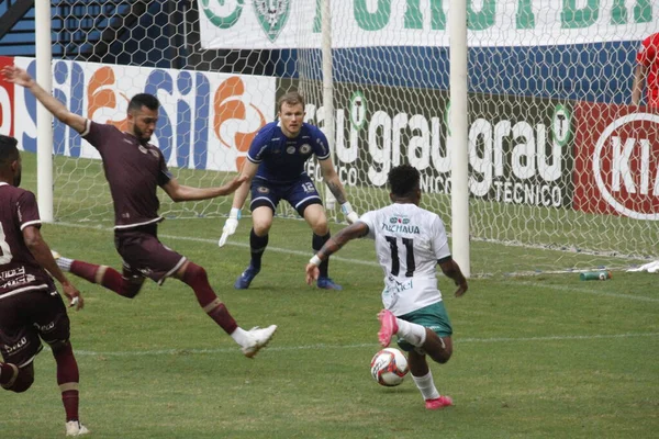 Brazilian Soccer Championship 3Rd Division Manaus Jacuipense July 2021 Manaus — Stock Photo, Image