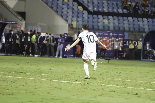 Copa America Quartas Final Argentina Mot Equador Juli 2021 Goiania — Stockfoto