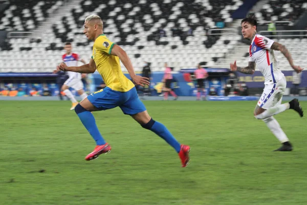 Copa America Quartas Final Brazil Chile July 2021 Rio Janeiro — Foto Stock