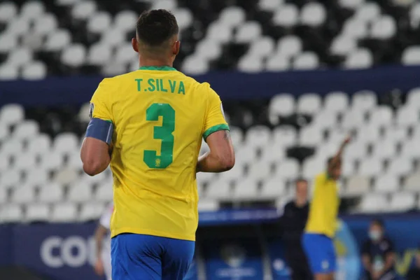 Copa America Viertelfinale Brasilien Gegen Chile Juli 2021 Rio Janeiro — Stockfoto