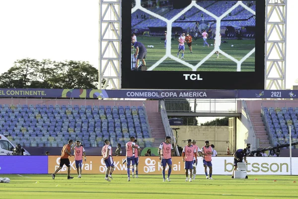 Copa America Quarter Finals Peru Paraguay July 2021 Goiania Brazil — Stok fotoğraf