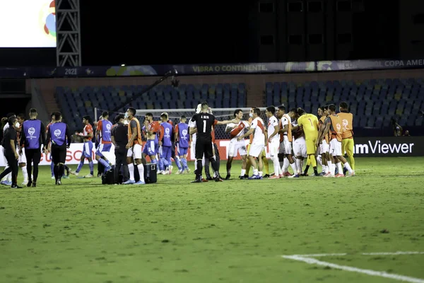 Copa America Viertelfinale Brasilien Gegen Chile Juli 2021 Rio Janeiro — Stockfoto