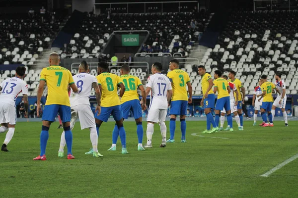 Copa America Quartas Final Brazil Chile July 2021 Rio Janeiro — Stock fotografie