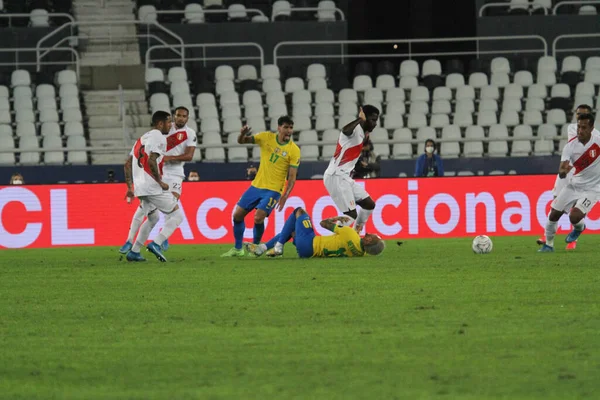 Copa America Semifinal Brazilië Peru Juli 2021 Rio Janeiro Brazilië — Stockfoto