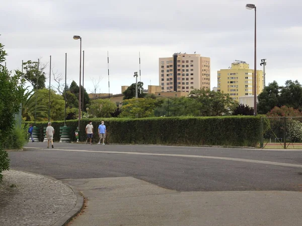 Vacunación Contra Covid Montada Estadio Universitario Lisboa Julio 2021 Lisboa — Foto de Stock