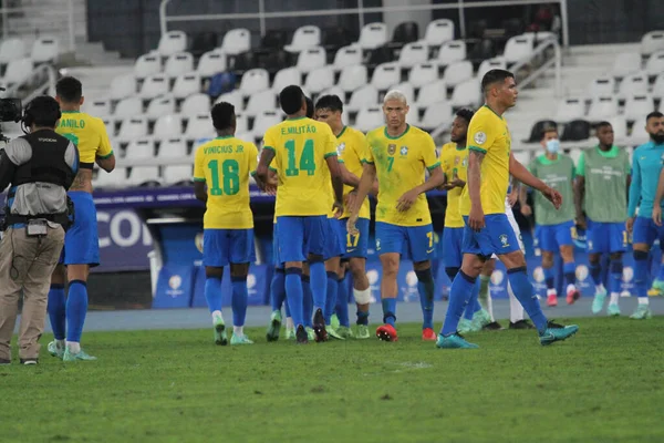 Copa America Halbfinale Brasilien Gegen Peru Juli 2021 Rio Janeiro — Stockfoto