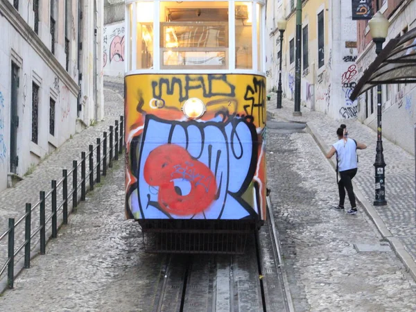 Transport Movement Lisbon Lisbon July 2021 Lisbon Movement Metro Stations — Stock Photo, Image