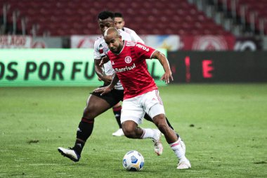 Brezilya Futbol Şampiyonası: Palmeiras ve Gremio. 7 Temmuz 2021, Sao Paulo, Brezilya: Brezilya Futbol Şampiyonası 'nın 10. turu için geçerli olan Gremio maçında Palmeiras' tan Raphael Veiga 'nın attığı gol kutlaması,