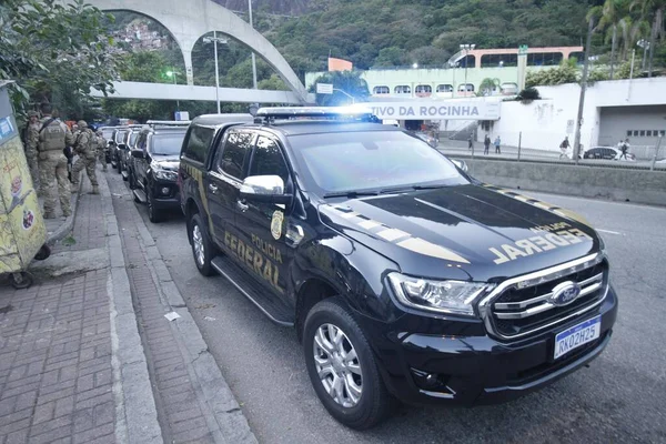 Federala Polisens Operation Favela Rocinha Rio Janeiro Juli 2021 Rio — Stockfoto