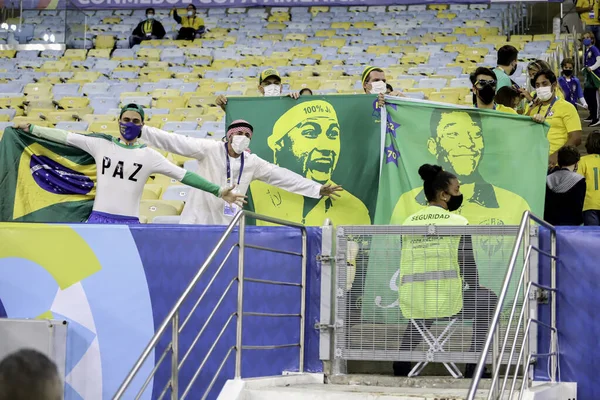 Copa America Final Brazílie Argentina Července 2021 Rio Janeiro Brazílie — Stock fotografie