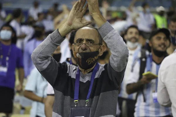 Argentina Brazil July 2021 Rio Janeiro Brazil Soccer Match Brazil — Stock Photo, Image