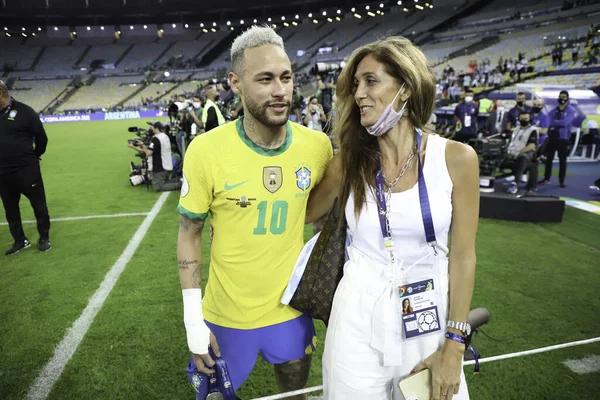 Copa América Julio 2021 Río Janeiro Brasil Los Jugadores Argentinos —  Fotos de Stock