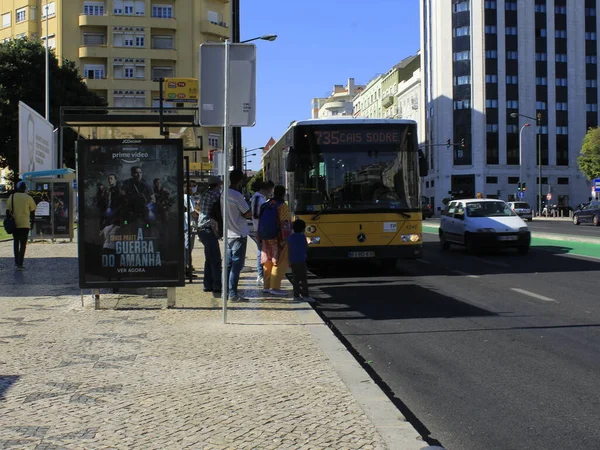 Bewegung Rund Lissabon Juli 2021 Lissabon Portugal Bewegung Auf Den — Stockfoto