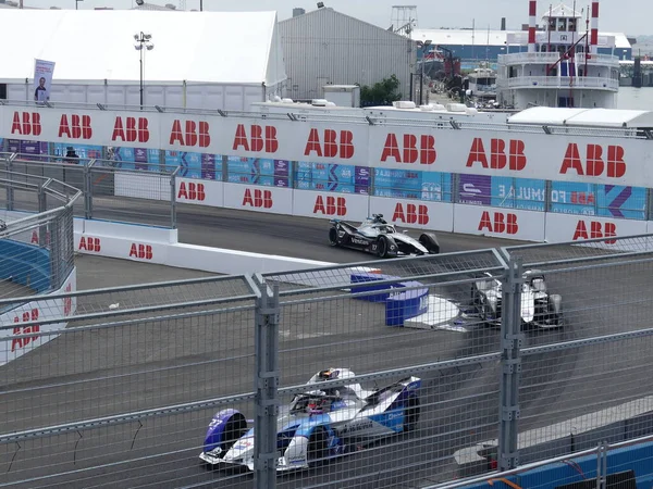 Grand Prix Fia Formule Vrací Panorama New Yorku Července 2021 — Stock fotografie