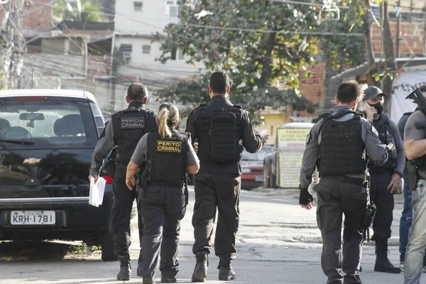 Reconstituição Morte Jovem Kathlen Romeu Rio Janeiro Julho 2021 Rio — Fotografia de Stock