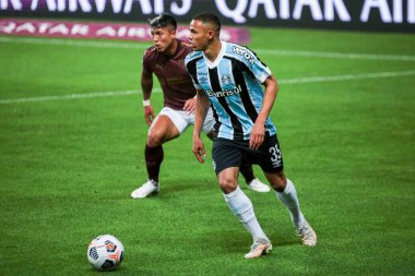 (SPO) Copa Sudamericana Round 16: Gremio ve LDU. 20 Temmuz 2021, Porto Alegre, Brezilya: Gremio ile LDU arasında oynanan futbol karşılaşmasında Vanderson, Porto Alegre 'deki Arena do Gremio' da düzenlenen Copa Sudamericana 2021 turu için geçerlidir., 