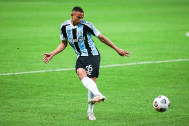 (SPO) Copa Sudamericana Round 16: Gremio ve LDU. 20 Temmuz 2021, Porto Alegre, Brezilya: Gremio ile LDU arasında oynanan futbol karşılaşmasında Vanderson, Porto Alegre 'deki Arena do Gremio' da düzenlenen Copa Sudamericana 2021 turu için geçerlidir., 