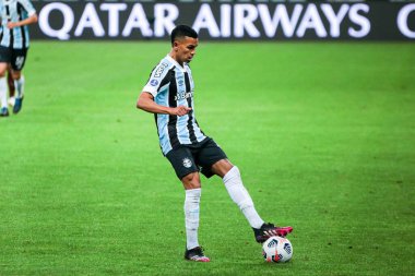(SPO) Copa Sudamericana Round 16: Gremio ve LDU. 20 Temmuz 2021, Porto Alegre, Brezilya: Gremio ile LDU arasında oynanan futbol karşılaşmasında Vanderson, Porto Alegre 'deki Arena do Gremio' da düzenlenen Copa Sudamericana 2021 turu için geçerlidir., 