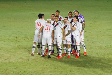 (Brezilya Futbol Şampiyonası İkinci Lig: Vasco da Gama ve Guarani. 24 Temmuz 2021, Rio de Janeiro, Brezilya: Sao 'da düzenlenen Brezilya Futbol Şampiyonası İkinci Ligi' nin 14. turu için geçerli olan Vasco da Gama ile Guarani arasındaki futbol maçı 