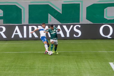 (SPO) Copa Libertadores Round 16: Palmeiras ve Universidad Catolica: 21 Temmuz 2021, Sao Paulo, Brezilya: Copa Libertadores 'in 16 turu için geçerli olan Palmeiras ve Universidad Catolica arasındaki futbol maçı, Sao Pau' daki Allianz Parque Stadyumu 'nda yapıldı.