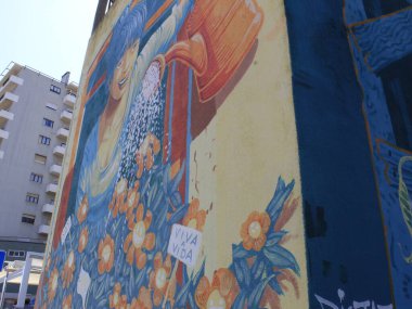 Portekiz 'de idam cezasının kaldırılmasının 150. yıldönümünü onurlandırmak için kurulmuş bir site. 23 Temmuz 2021, Lizbon, Portekiz: Santa Apolonia istasyonu yakınlarındaki Portekiz 'de idam cezasının kaldırılmasının 150. yıldönümünü anmak için kurulan alan