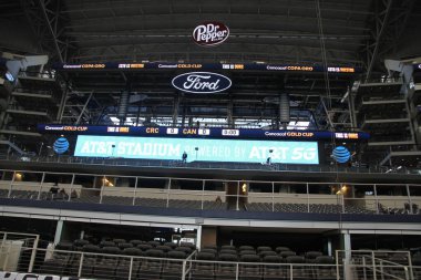 (Dallas AT & T Stadyumu 'nda oynanan Altın Kupa Çeyreklikleri finalinde. 25 Temmuz 2021, Dallas, Teksas, ABD: Kosta Rika ile Kanada arasındaki Concacaf Gold Kupası Dallas-Teksas 'taki AT & T stadyumunda oynanan çeyrek final için geçerlidir. Fotoğraf: Niyi Fote / Thenews2 (Fotoğraf: N