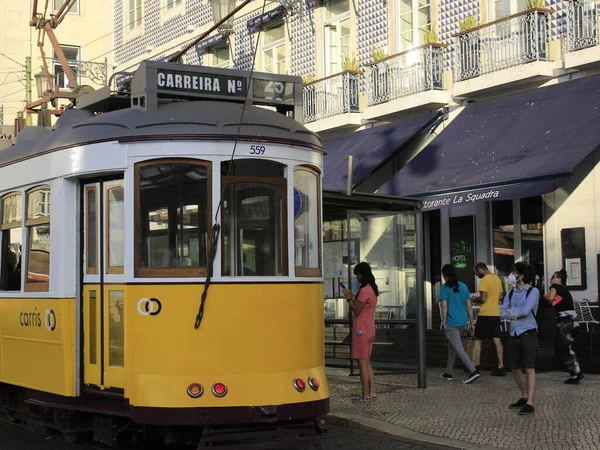 Figueira Square Lissabon Juli 2021 Lissabon Portugal Människors Rörlighet Figueira — Stockfoto