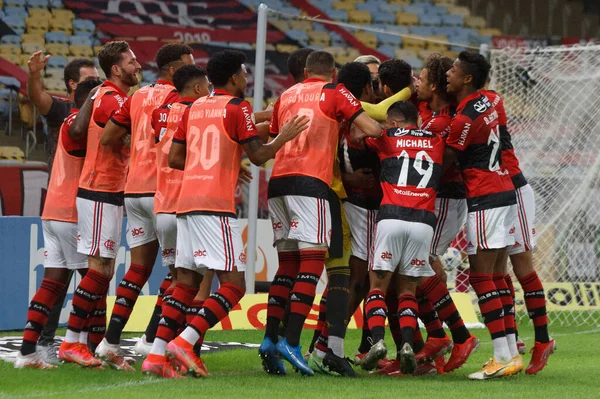 Brezilya Futbol Şampiyonası Flamengo Sao Paulo Temmuz 2021 Rio Janeiro — Stok fotoğraf