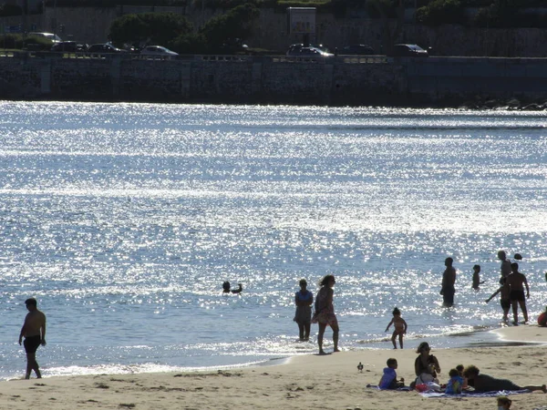 Int Bathers Movement Ipanema Beach Rio Janeiro July 2021 2021 — Stock Photo, Image