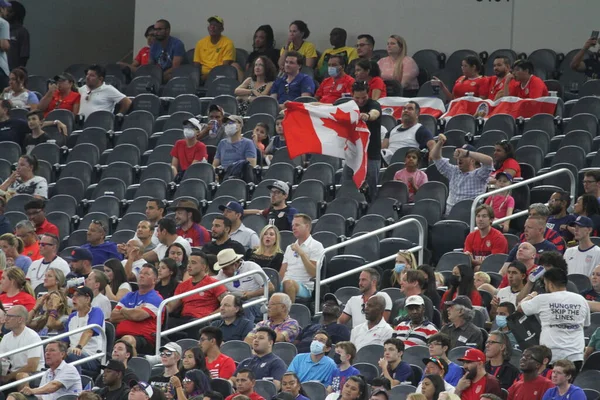 Spo Concacaf Gold Cup Quarters Finále Kostarika Kanada Července 2021 — Stock fotografie