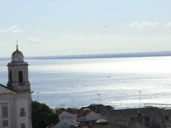 Mirador Santa Luzia Lisboa Portugal Jully 2021 Lisboa Portugal Mirador —  Fotos de Stock