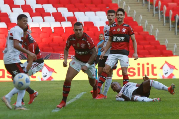 Spo Brazilský Fotbalový Šampionát Flamengo Sao Paulo Července 2021 Rio — Stock fotografie