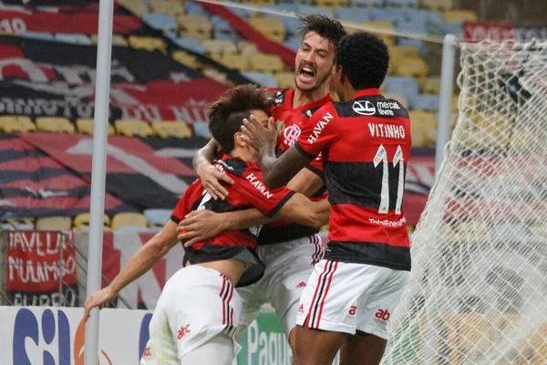 Spo Brasilianische Fußballmeisterschaft Flamengo Und Sao Paulo Juli 2021 Rio — Stockfoto