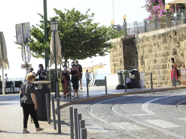 Pohled Santa Luzie Lisabonu Portugalsko Jully 2021 Lisabon Portugalsko Pohled — Stock fotografie