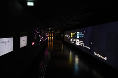 Sao Paulo Valisi yeniden inşa edilmiş Portekizce müzesini sunar. 29 Temmuz 2021, Sao Paulo, Brezilya: Sao Paulo valisi Joao Doria, Sao Paulo 'da düzenlediği basın toplantısında Portekiz Dili Müzesi' nin yeniden inşasını gerçekleştirdi.