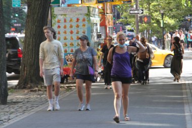 $100 Cash for getting Vaccine in New York. July 30, 2021, New York , USA: In an effort to get everyone vaccinated in New York City, the Mayor, Bill de Blasio and the city government is offering $100 to anyone for getting the first dose