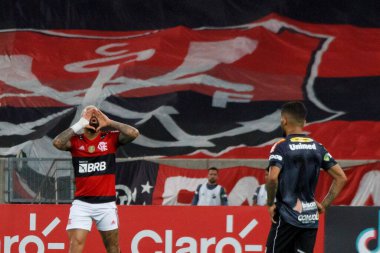 Brazils Cup Round of 16: Flamengo and ABC-RN. July 29, 2021, Rio de Janeiro, Brazil: Soccer match between Flamengo and ABC-RN, valid for round of 16 of Brazils Cup, held at Maracana Stadium, in Rio de Janeiro, on Thursday (29). 