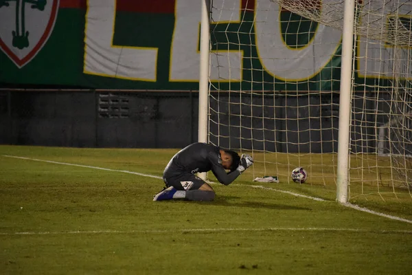 Braziliaans Kampioenschap Voetbal Divisie Portugees Bangu Juli 2021 Sao Paulo — Stockfoto