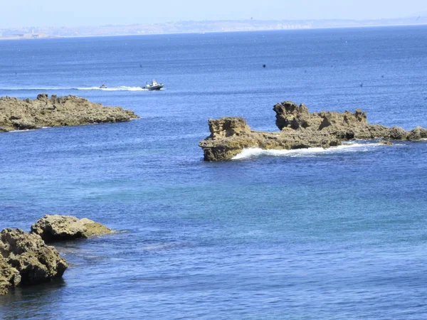 View Boca Inferno One Most Visited Tourist Spots Cascais District — Stock Photo, Image