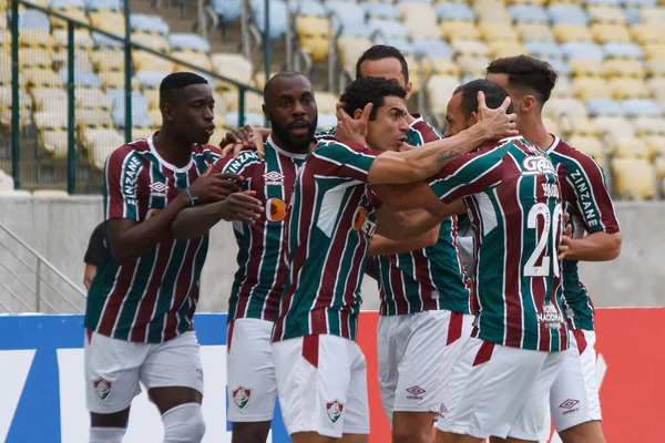 Brazils Cup Fluminense Criciuma July 2021 Rio Janeiro Brazil Celebration — Foto de Stock