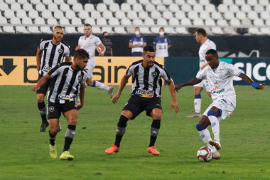 (SPO) Brezilya Futbol Şampiyonası İkinci Ligi Botafogo ve CSA-AL. 27 Temmuz 2021, Rio de Janeiro, Brezilya: Botafogo ile CSAL-AL arasındaki futbol maçı, Brezilya 'nın ikinci lig şampiyonluğu için geçerli, Nilton Santos Stadyumu' nda (Eng