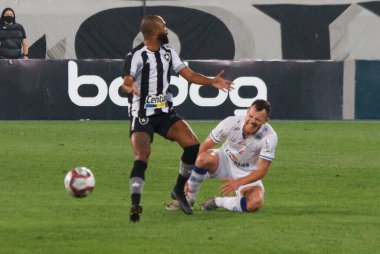 (SPO) Brezilya Futbol Şampiyonası İkinci Ligi Botafogo ve CSA-AL. 27 Temmuz 2021, Rio de Janeiro, Brezilya: Botafogo ile CSAL-AL arasındaki futbol maçı, Brezilya 'nın ikinci lig şampiyonluğu için geçerli, Nilton Santos Stadyumu' nda (Eng