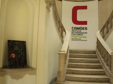 Lizbon 'da Meksikalı Sanatçılar Sergisi. 28 Temmuz 2021, Lizbon, Portekiz: Meksikalı sanatçılar Rafael Ibarra, Sofya Castellanos ve Alejandro Pintado 'nun sergisi